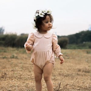 mẫu bodysuit flora cho bé gái