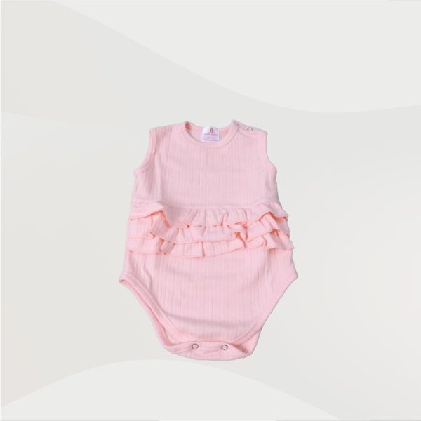 bodysuit hồng quà đầy tháng little angel - baby girl 3