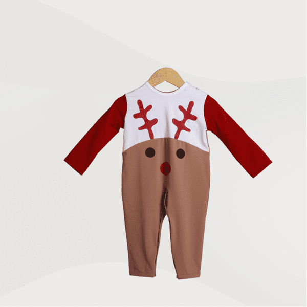 jumpsuit santa reindeer hộp quà giáng sinh mini boy 4