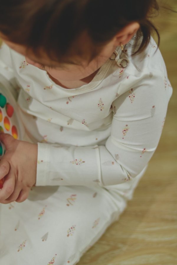 pajamas họa tiết christmas cho bé